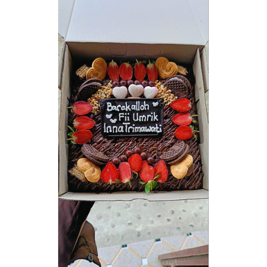 

brownies premium ulang tahun