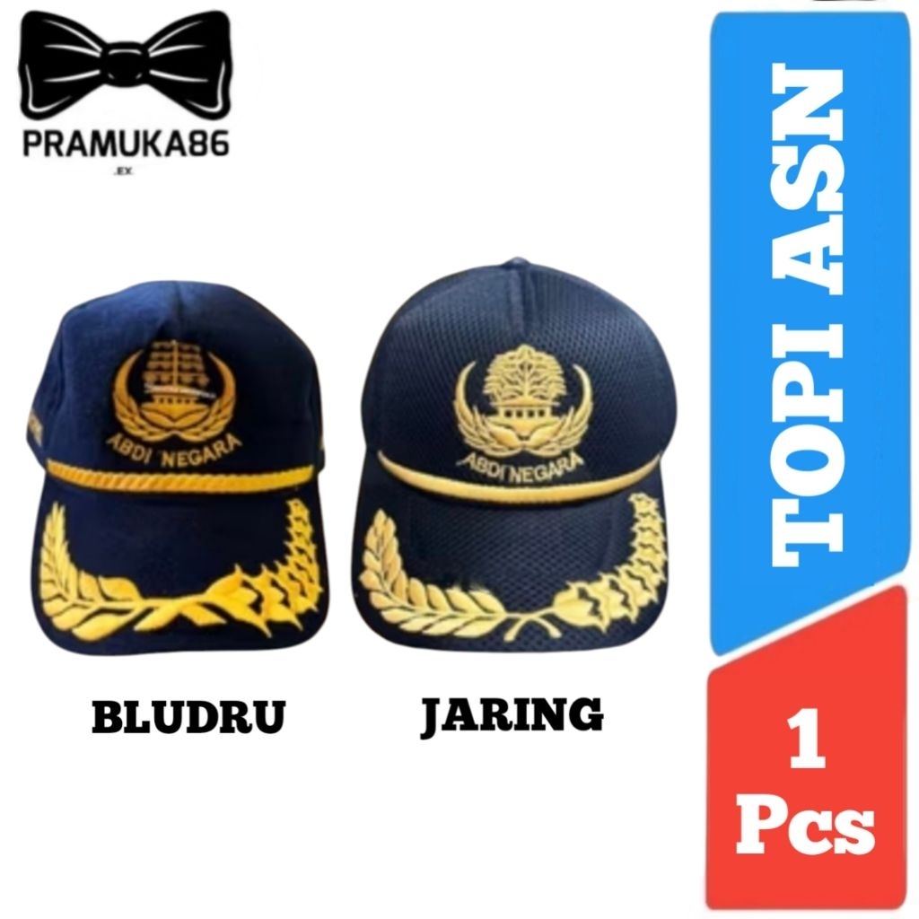 Topi Korpri Bordir / Topi ASN / Topi PNS / Topi Abdi Negara Bordir
