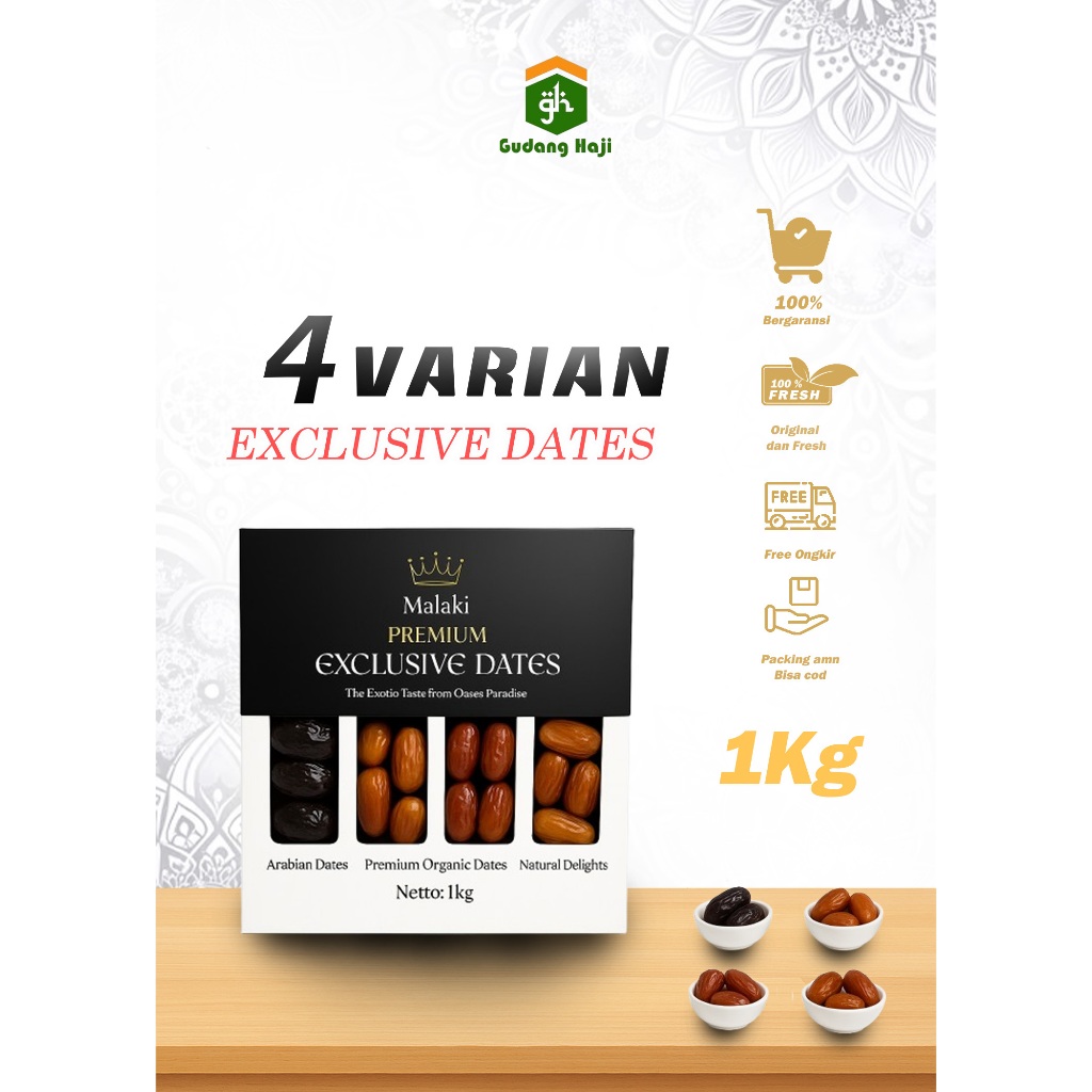 

Kurma 4 Varian Malaki/ Kurma Mix 4 in 1