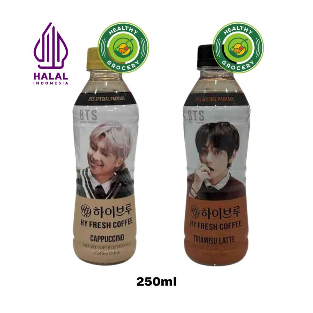

HY BTS Coffee Rasa Tiramisu Latte 250ml / HY BTS Coffee Rasa Cappuccino 250ml