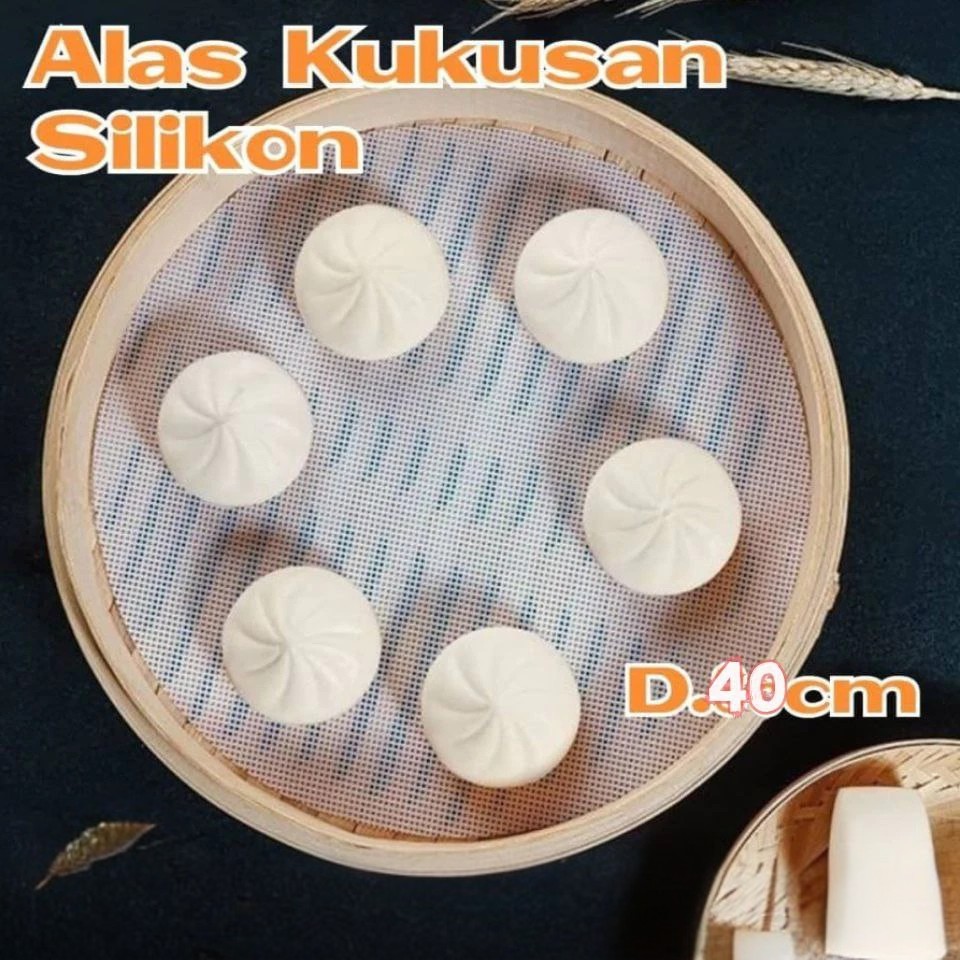 Tatakan Kukusan Silikon Siomay Dumpling / Alas Kukusan