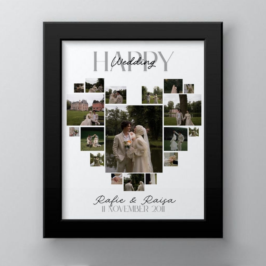 FRAME LOVE AESTHETIC | BINGKAI 5R | 10R PRESS | CUSTOM TEKS | GIFT