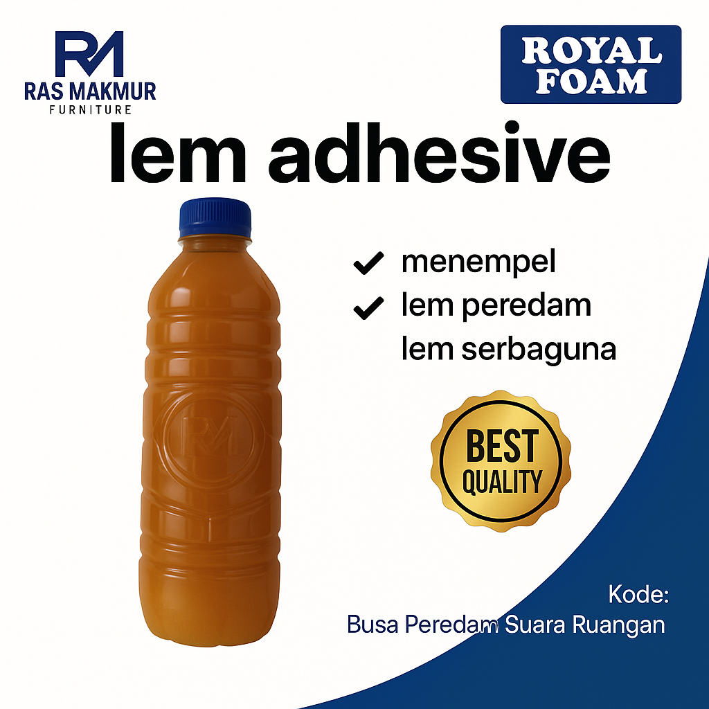 Lem Adhesive Serbaguna Super Kuat untuk Busa Peredam & Furniture - Kualitas Terbaik