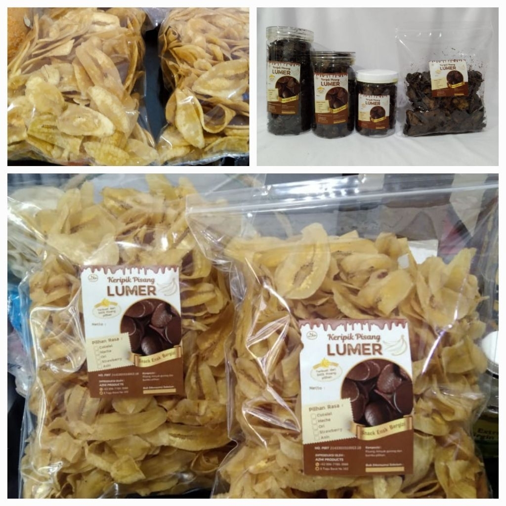 

kripik pisang lumer plastik