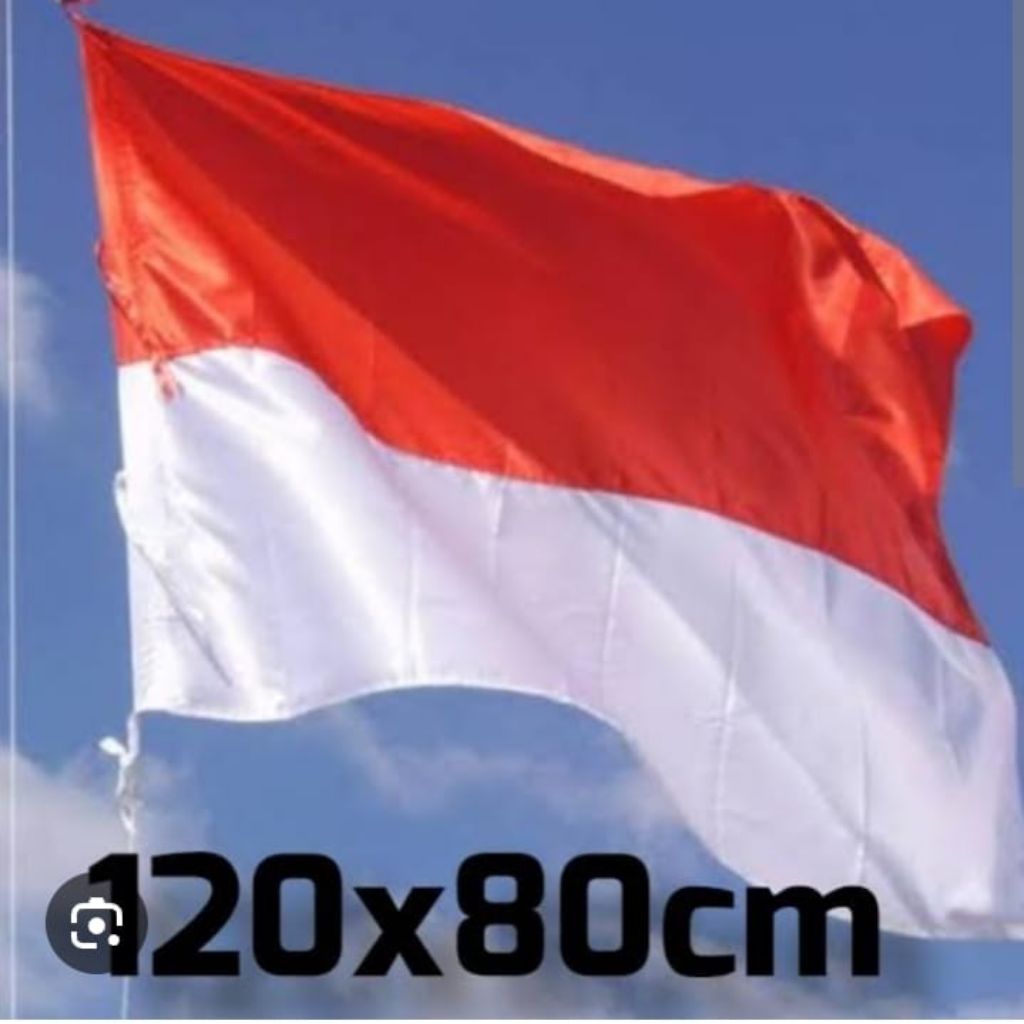 Bendera merah putih ukuran 80x120