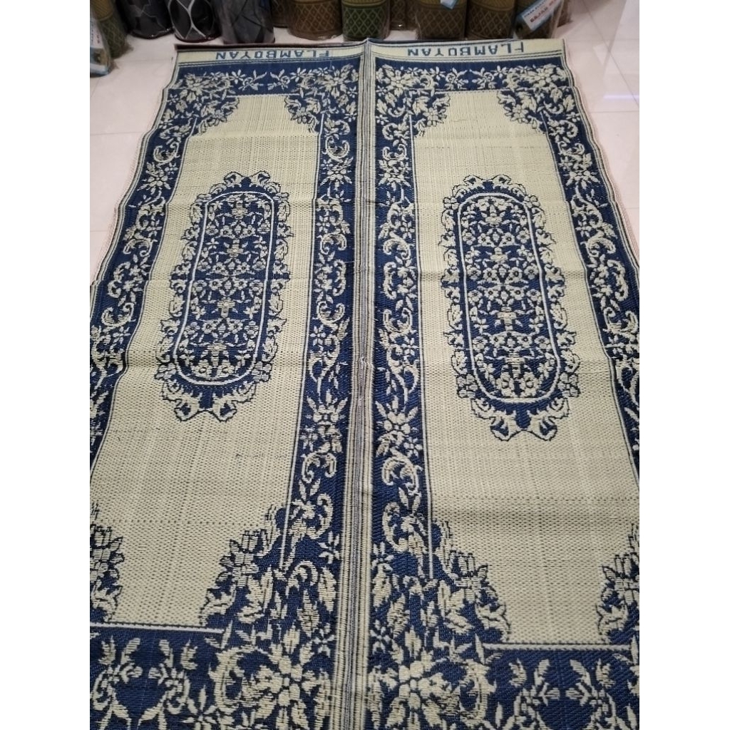Flamboyan tikar plastik ukuran 2x3meter