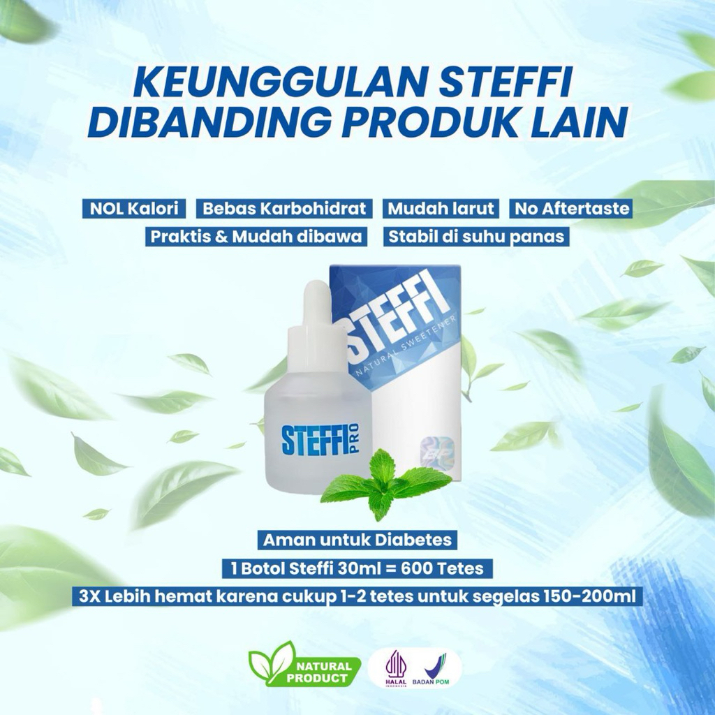 

[ORIGINAL] Steffi| Gula Alami| Natural pemanis| Obat Diet| Obat Diabetes| Daun Stevia| Stevi| Obat Obesitas| Obat Gula| BRITISH PROPOLIS