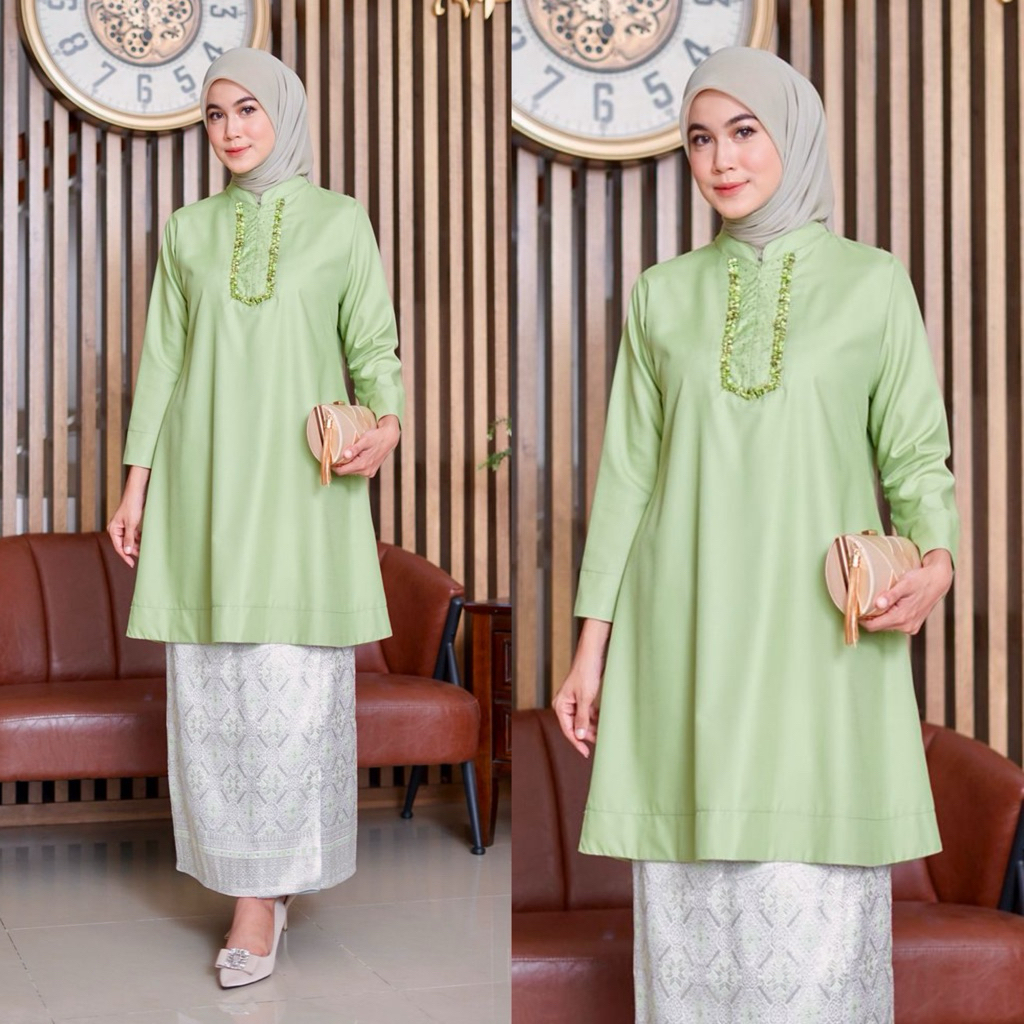 Grade Ori Original Kamari - Tunik Batu Payet Toyobo Fodu / Tunik Batu Payet Busui / Baju Kurung