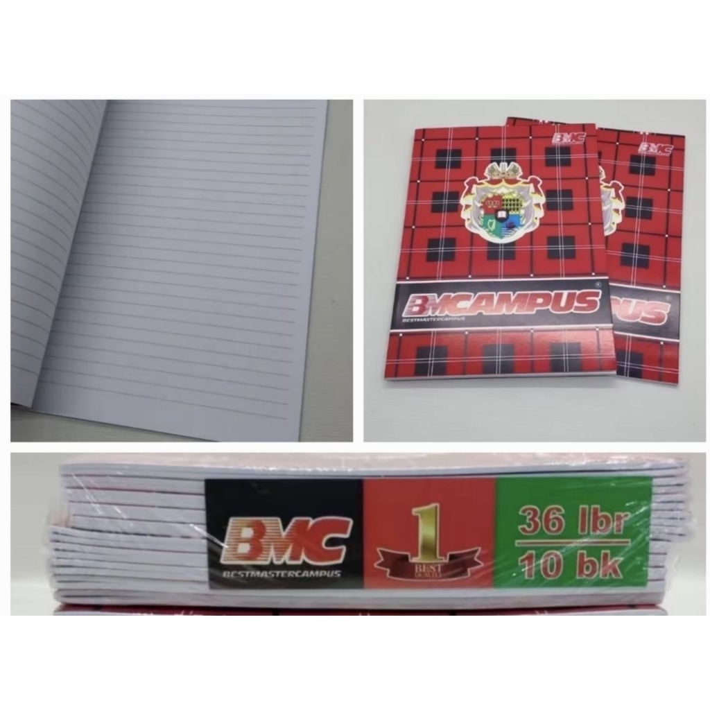 

BUKU TULIS CAMPUS BMC 36 LEMBAR
