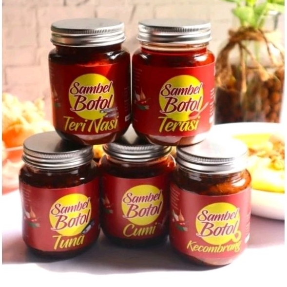 

Sambel Botol - Cumi / Terasi / Kecombrang / Teri Nasi / Tuna