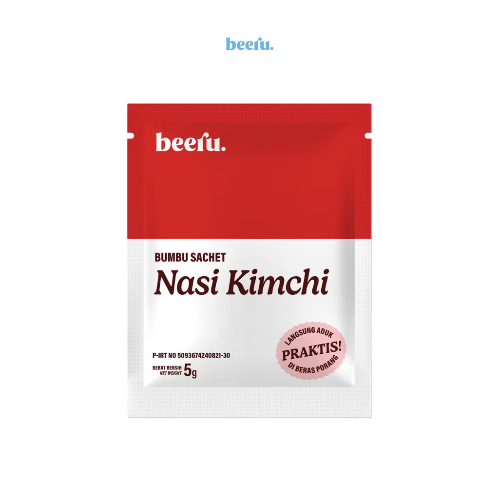 

BEERU Bumbu Sachet Beras Porang Rasa Kimchi / Bumbu instan Beras Porang
