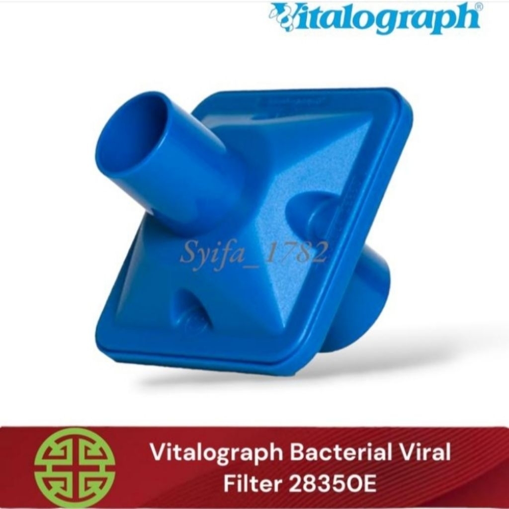 Vitalograph anlue Bacterial Viral Filter medical diposable single use sekali pakai