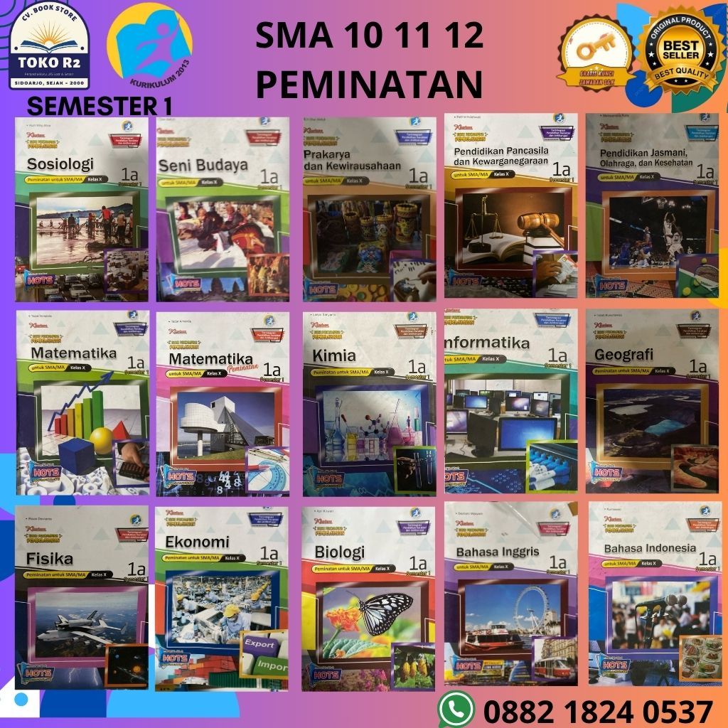 LKS KHARISMA | SMA-MA | KELAS 10 11 12 | SMT 1 | K13 | 2526