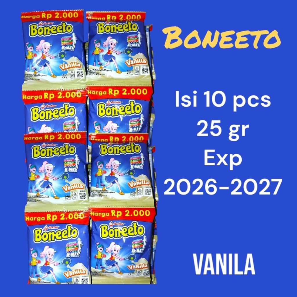 

susu boneeto ecer/sachet isi 10 exp 2026