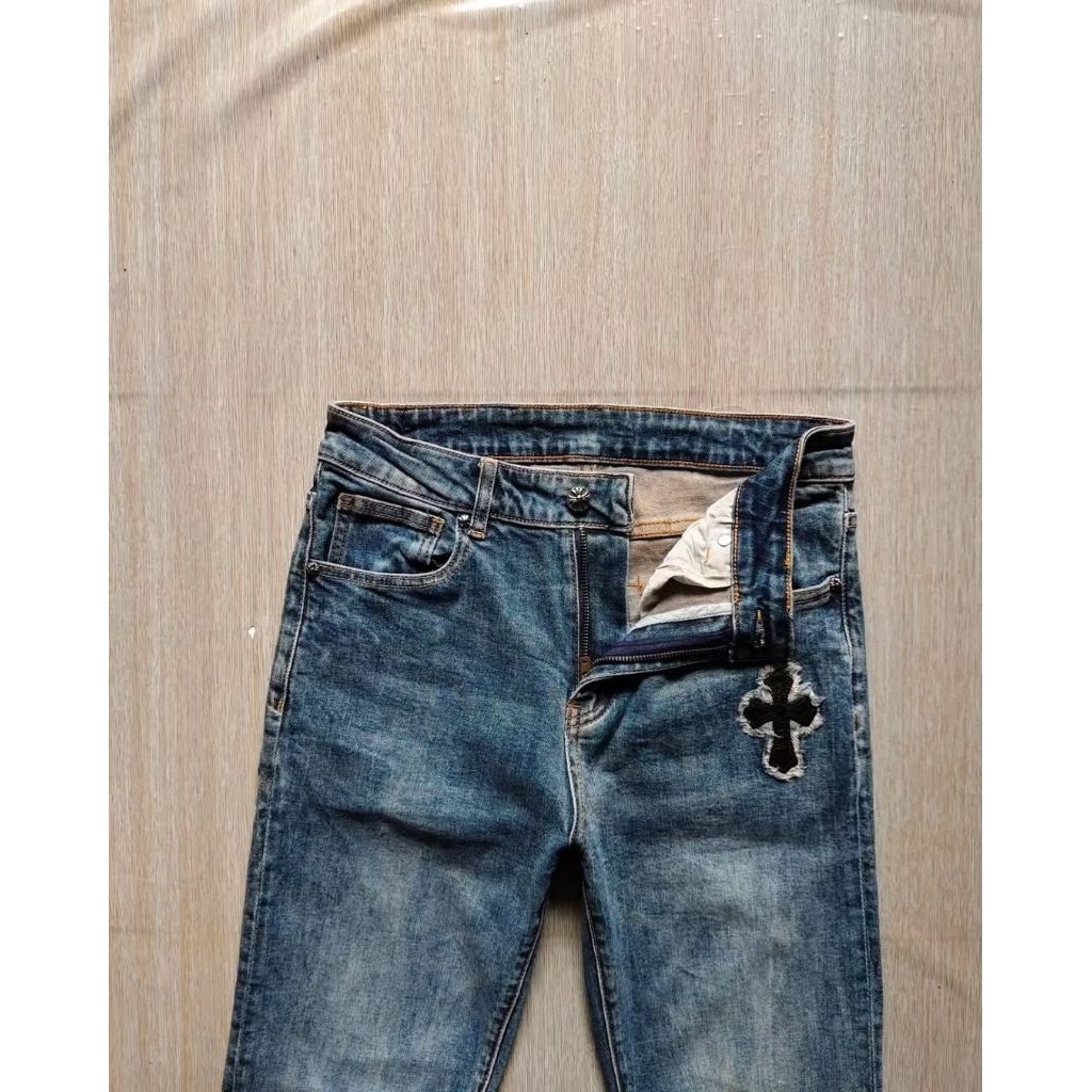 Celana jeans chrome heart non selvedge original