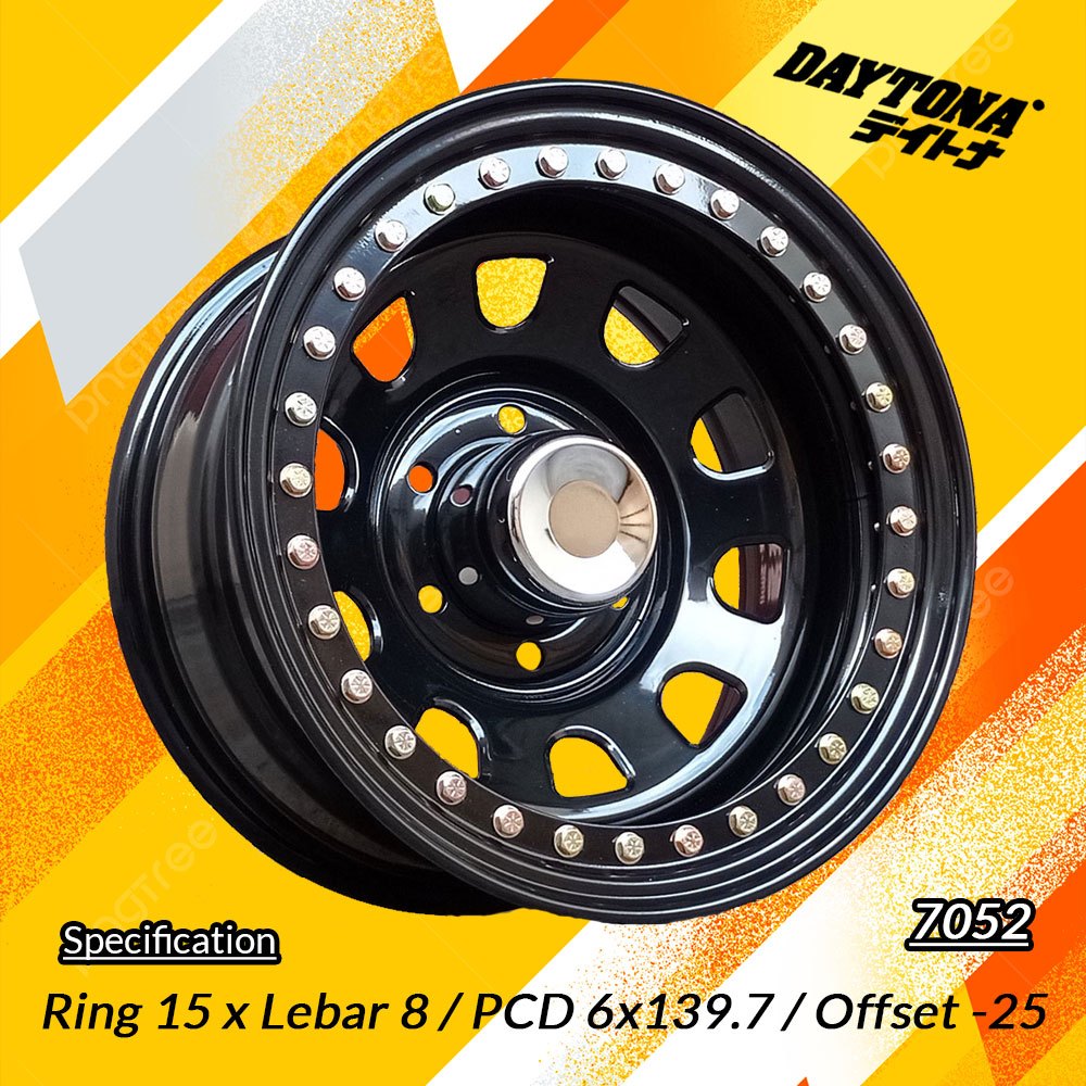 Velg Mobil DAYTONA BEADLOCK R15 Ring 15 6x139.7 Offroad COD (7052)