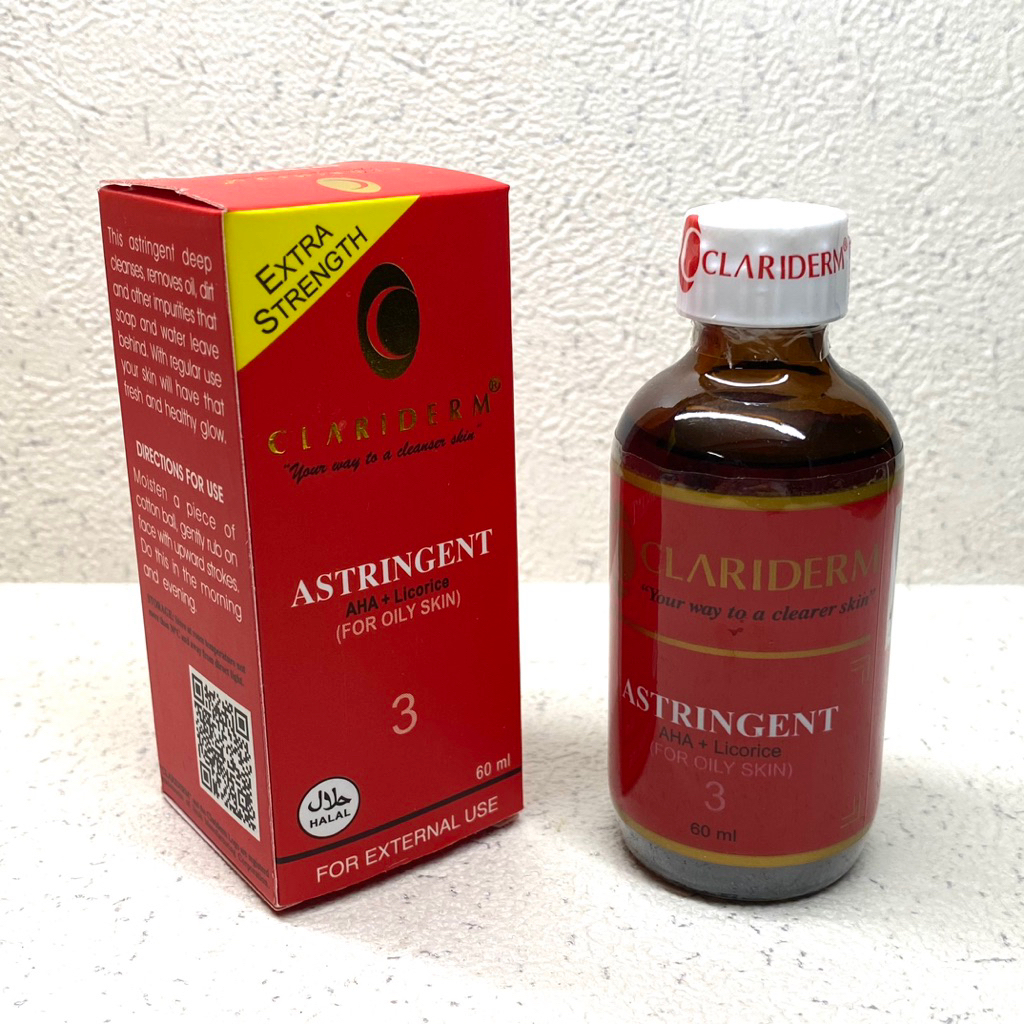Toner Clariderm Astringent Ori Import