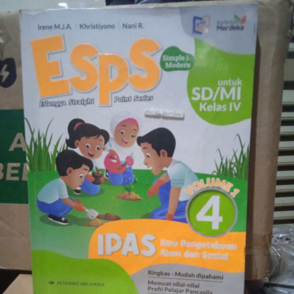 ESPS IPAS kelas 4 volume 1 kurikulum merdeka