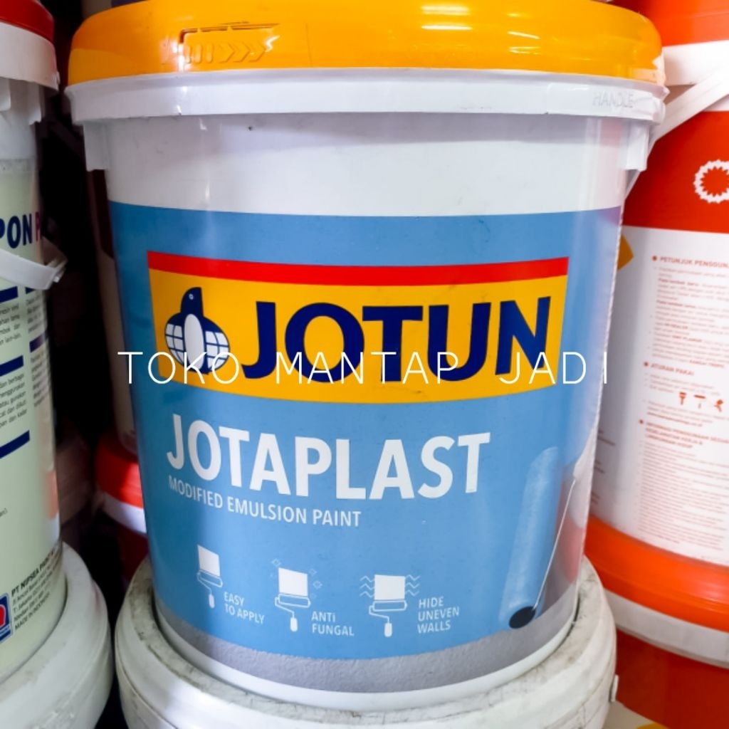 Cat tembok Jotun Jotaplast warna putih 18 Ltr / 26 kg / dinding interior rumah 25 kg dalam new white