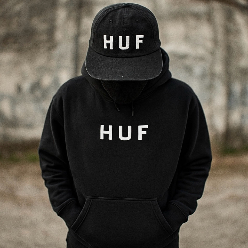 HUF 6 Panel - Leather Strap | Topi HUF