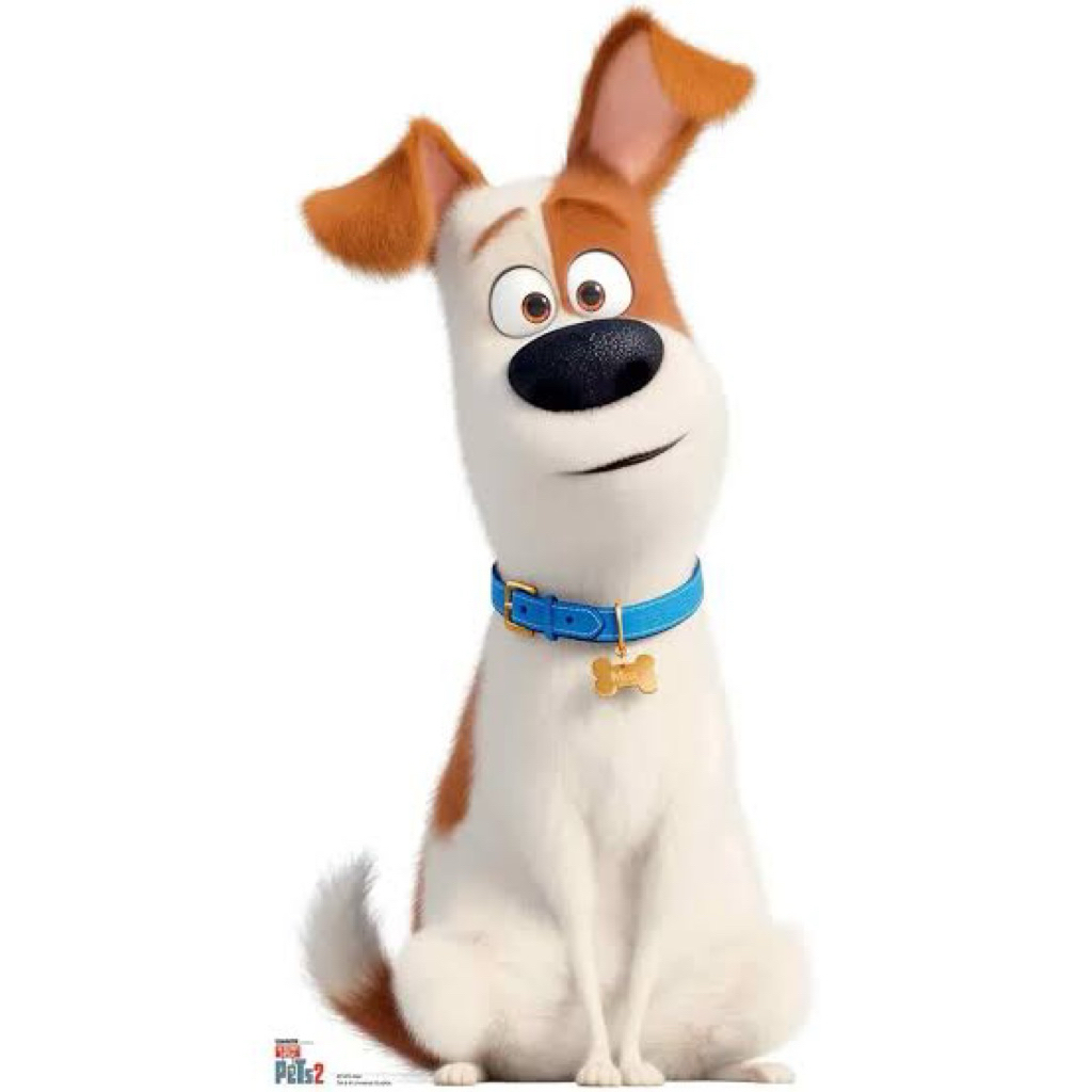 Boneka Max Karakter The Secret Life of Pets size 28cm Original / Boneka Max the Pet / Boneka Max the