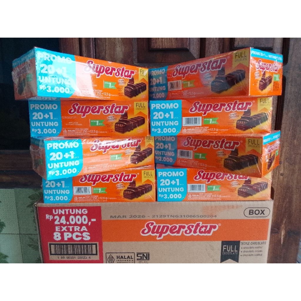 

Super star(1karton isi 8box 1box isi 12pcs+bonus1pcs)