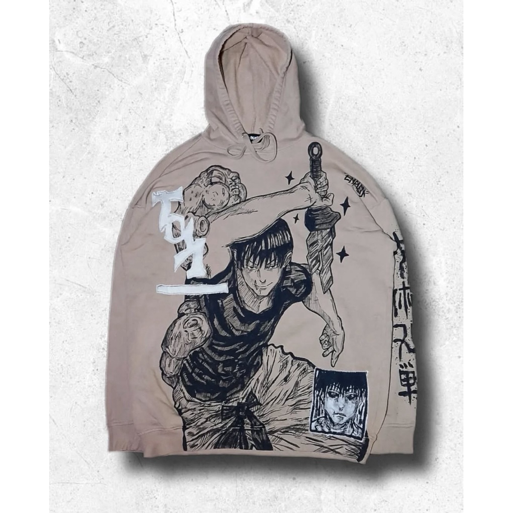 Hoodie Custom JJK//toji fushiguro