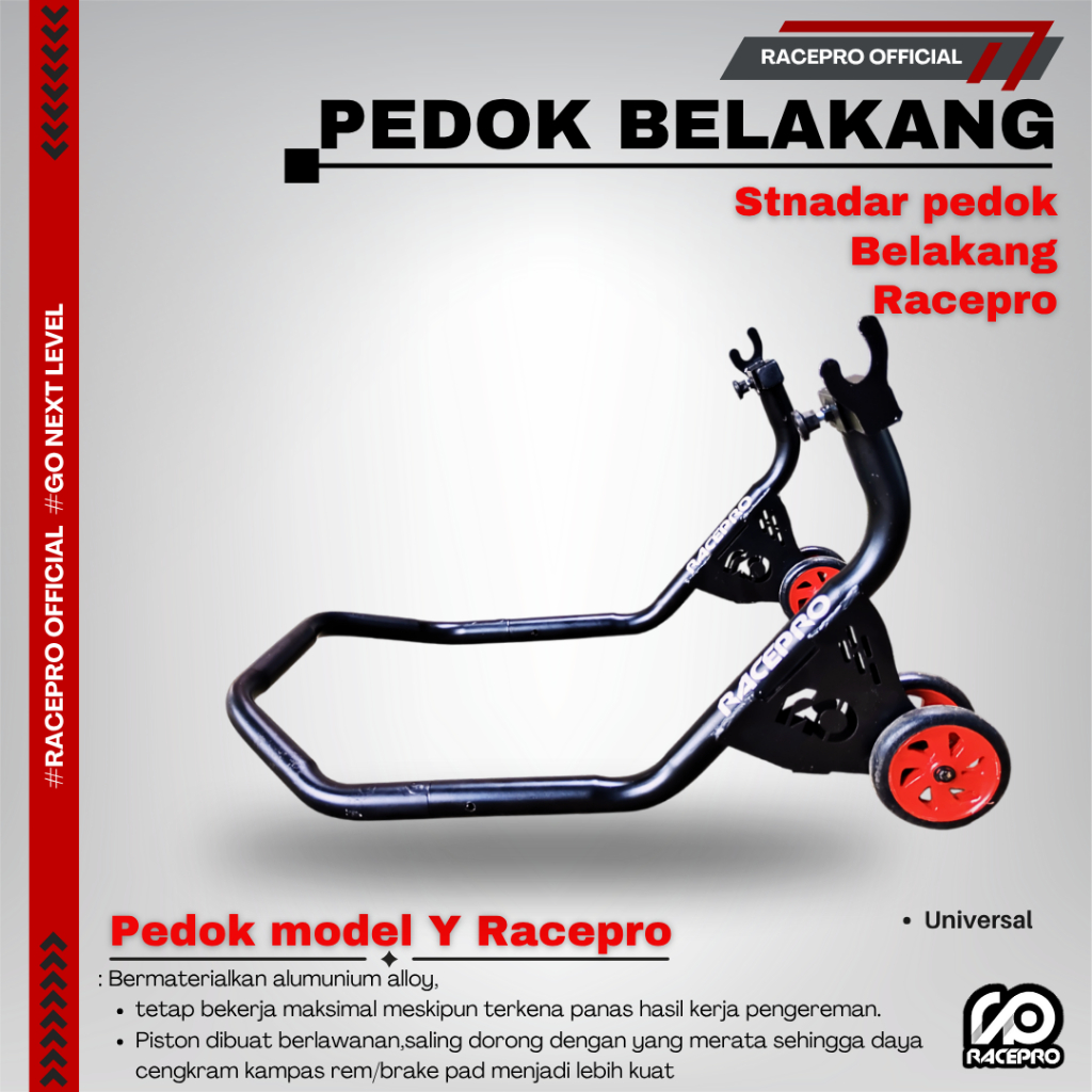 PEDOK BELAKANG Y RACEPRO PADDOCK MOTOR RACING BALAP RACEPRO PADDOCK BELAKANG UNIVERSAL r15 zx25r cbr