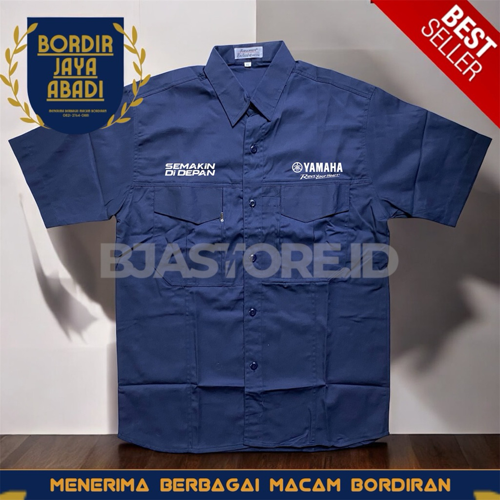 Kemeja Taktikal Yamaha Semakin Di Depan Biru Navy