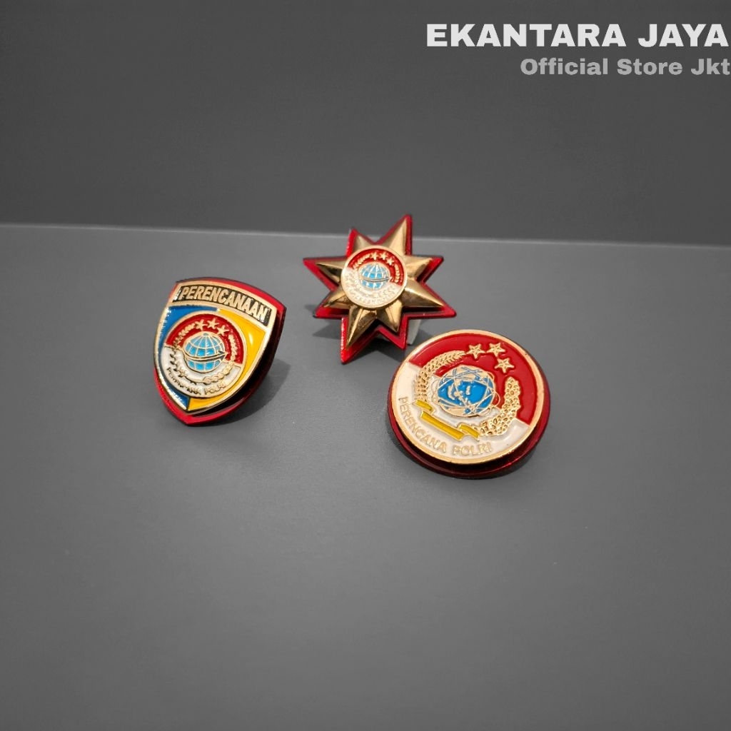 Pin Perencanaan Polri/Brevet Perencanaan Polri/Brivet Perencanaan Polri Full Mika Premium