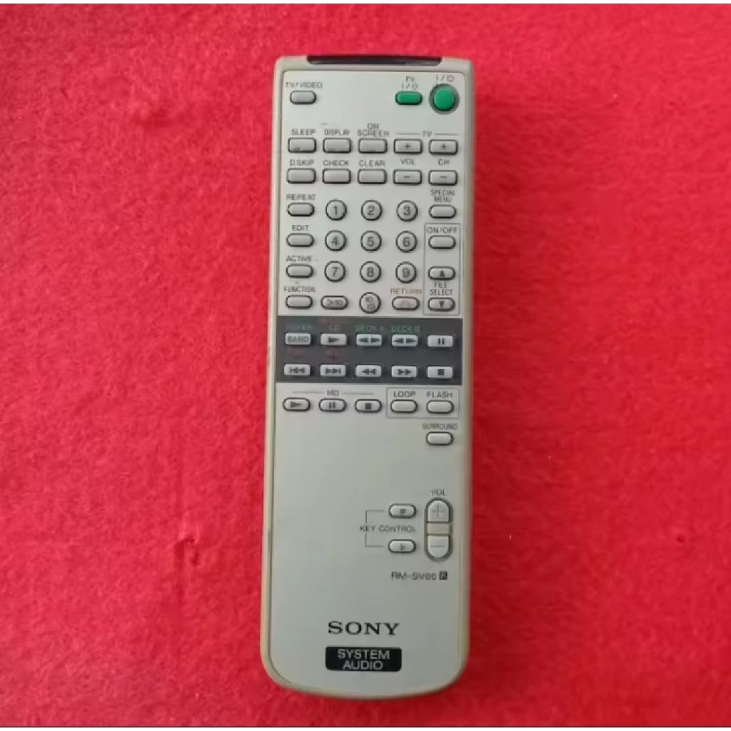 Remote Control AUDIO SYSTEM SONY RM-SV66 Original