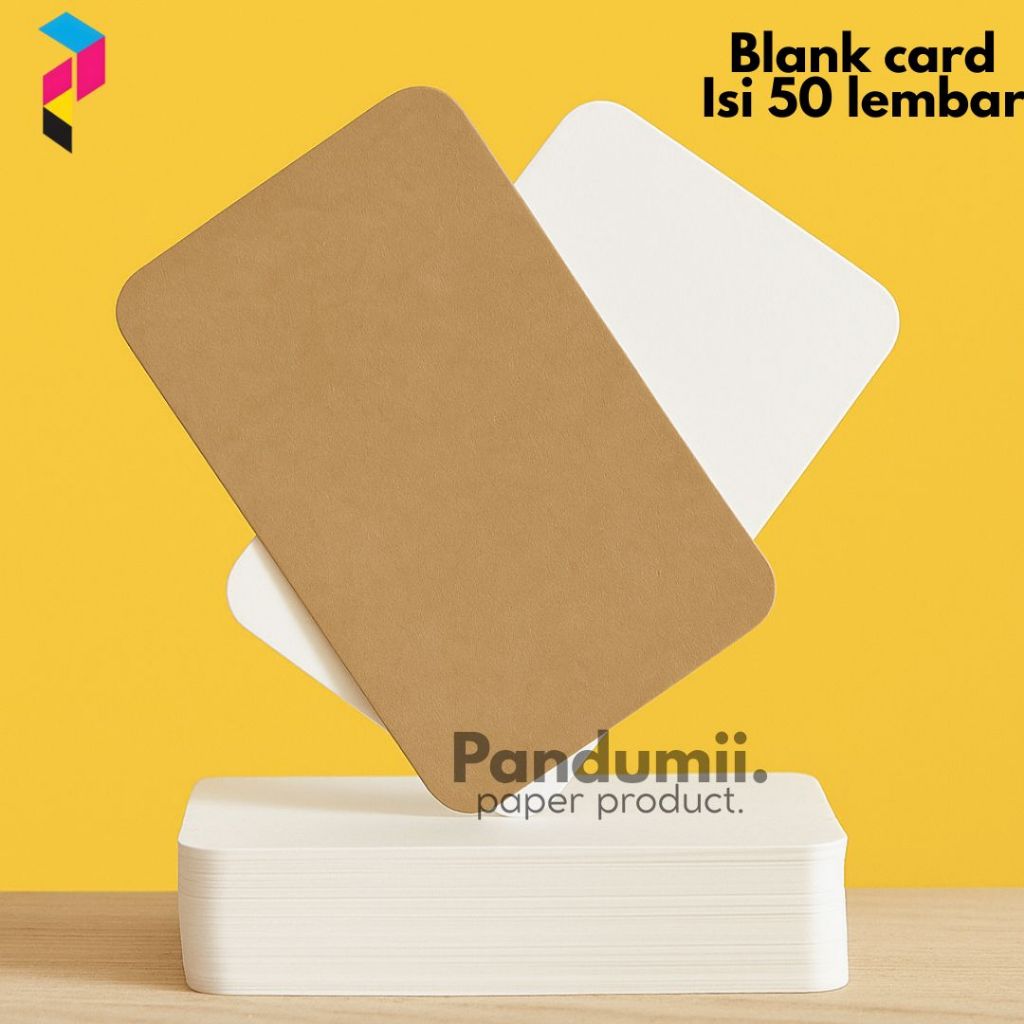 BLANK CARD / KARTUN UCAPAN KOSONG /  BLANK CARD CRAFT PAPER / KARTU POLOS KERTAS VINTAGE