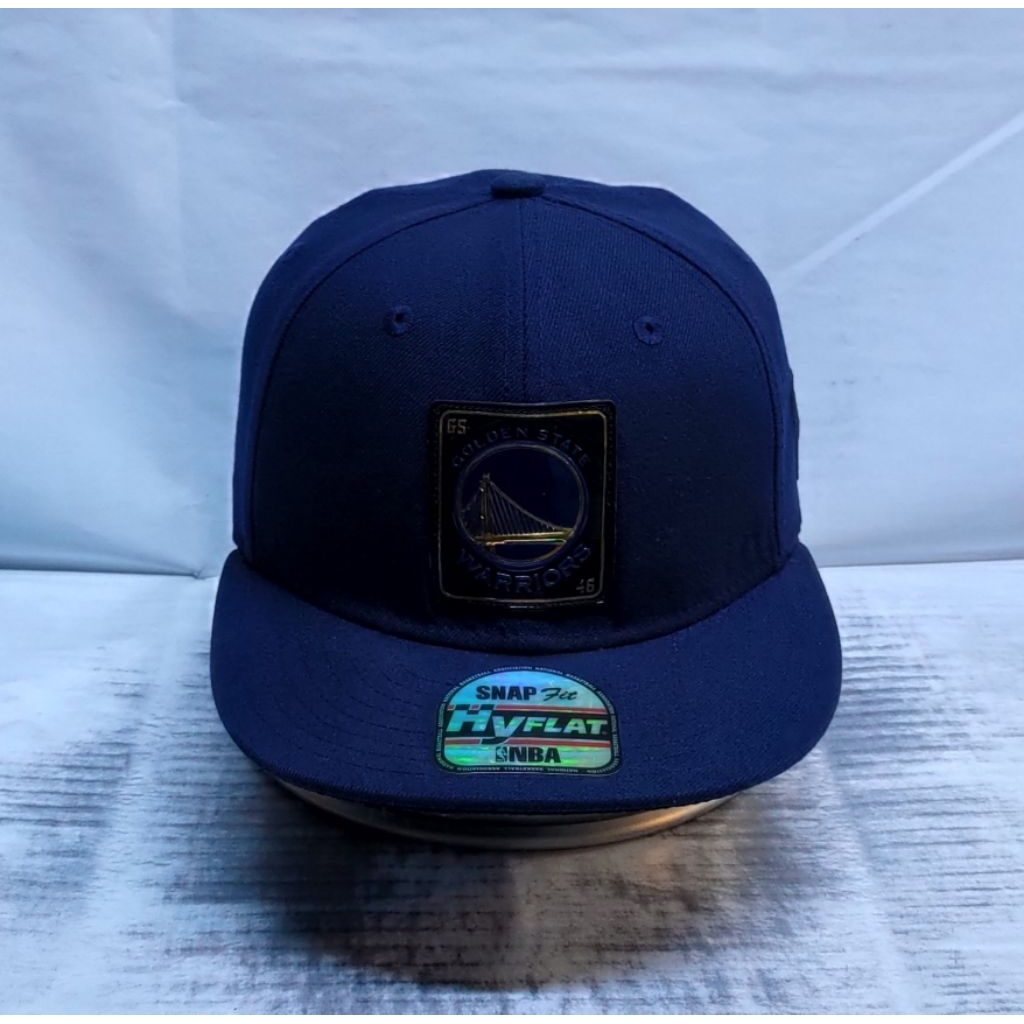 Topi NBA x HYFLAT GSW Golden State Warriors Dark Blue Authentic Ori 2nd