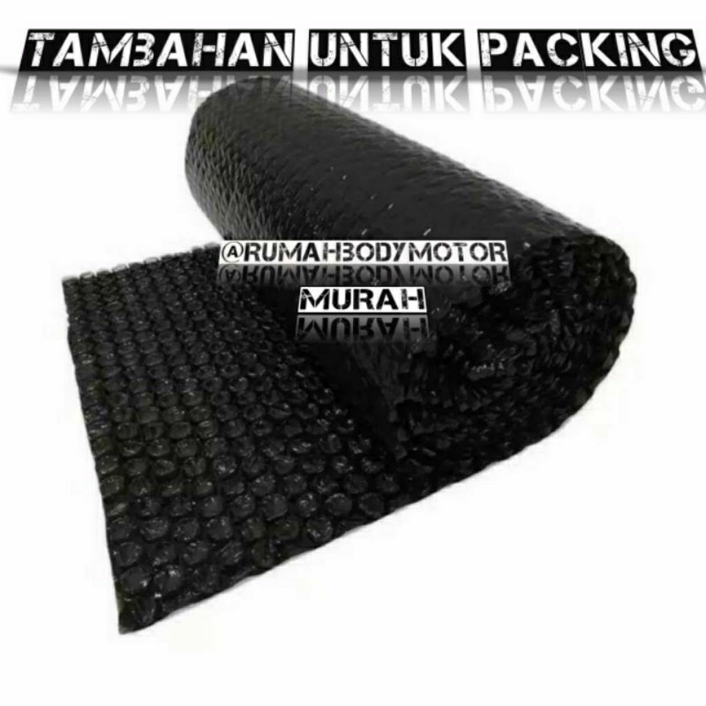 

bouble wrap tambahan packing agar barang lebih amansaat pengiriman