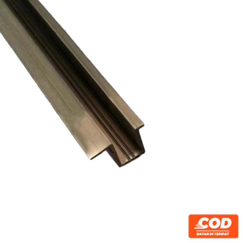 2 Rel Sliding Pintu Lemari AS 75 Lenaga 1.5 Meter | Rel Geser Sleding Pintu Lemari