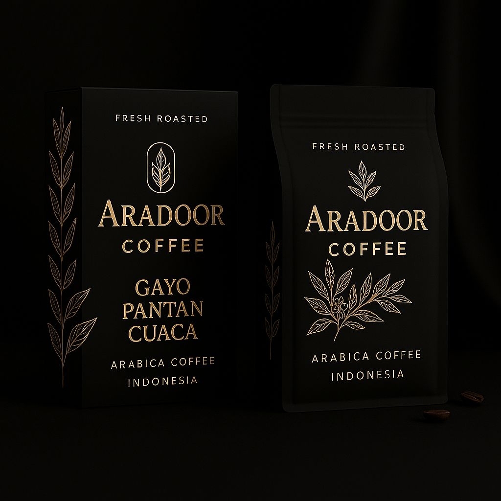 

Kopi Arabica PANTAN CUACA Aceh Gayo Lues, Roast Bean/Powder, AraDoor Coffee 100%Arabica Gayo Aceh