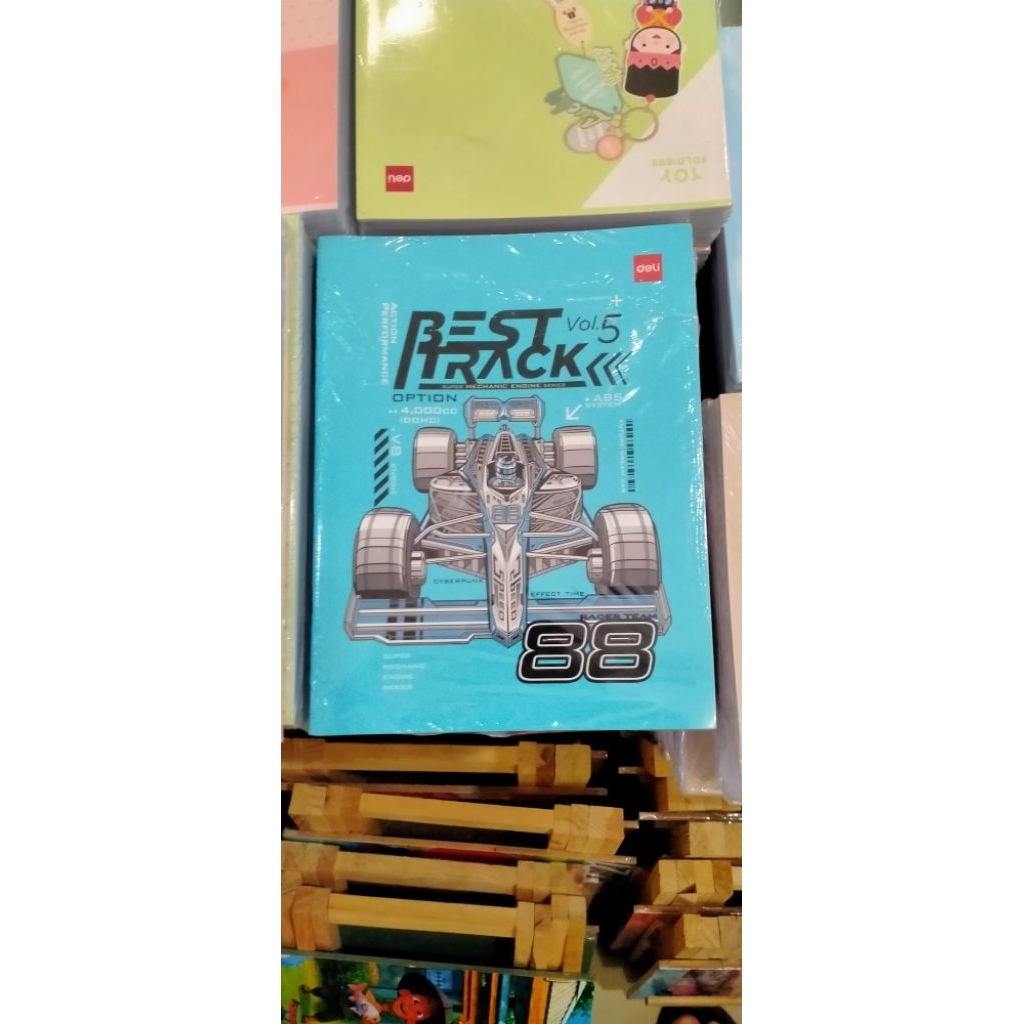 

BUKU TULIS DELI 58 LEMBAR ISI 10 BUKU (MOBIL FORMULA 1)