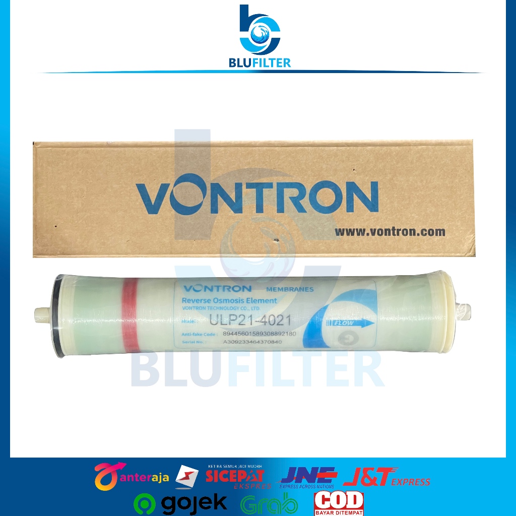 MEMBRAN RO VONTRON ULP21 4021 / MEMBRANE REVERSE OSMOSIS ULP 4021 1000 GPD