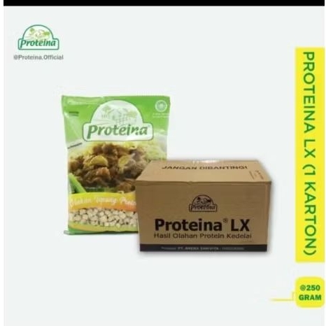 

Proteina Daging Nabati LX/Daging Analog (Harga per karton isi 24 bks)