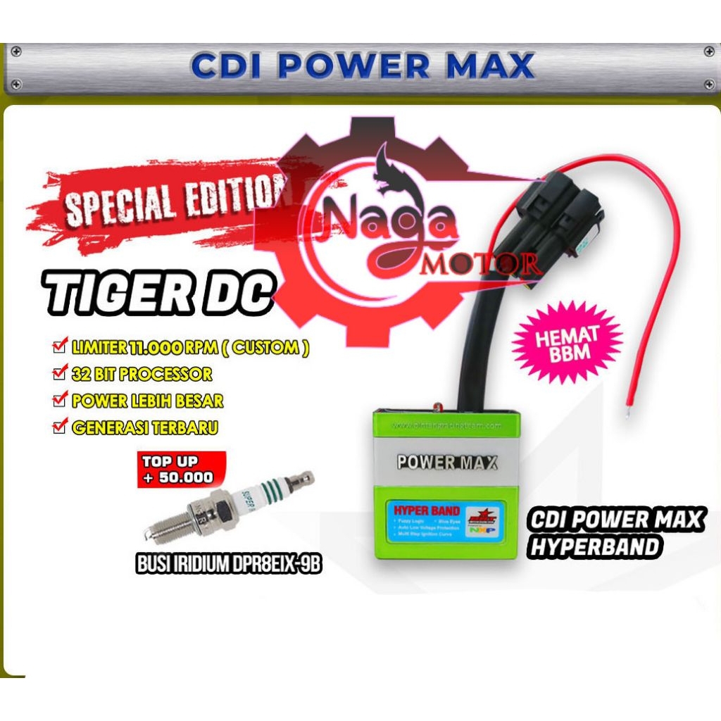 CDI BRT ORIGINAL POWER MAX HYPER BAND TIGER DC LIMITER 11.000
