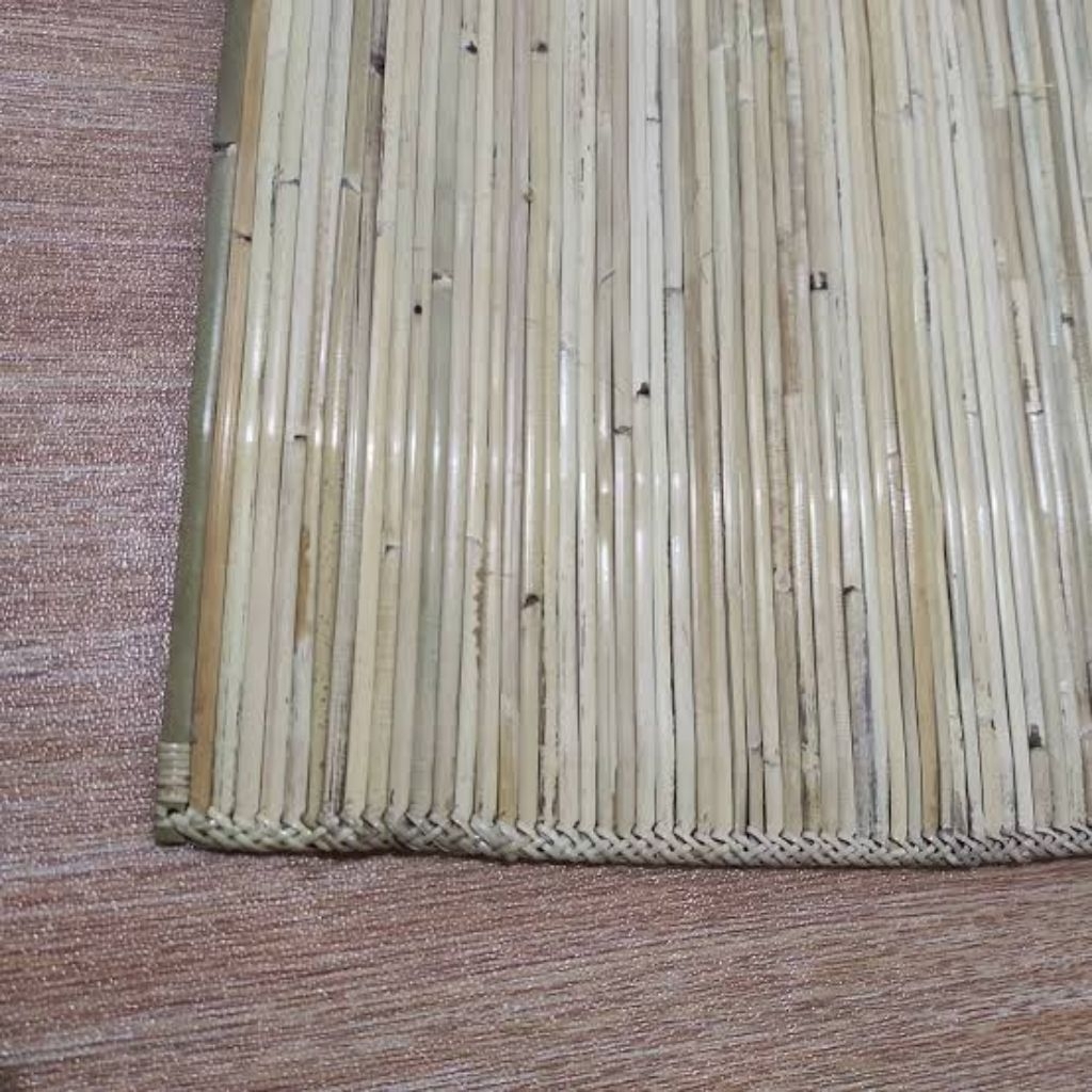 Tikar lampit rotan UK 200x300 handmade asli rotan kalimantan