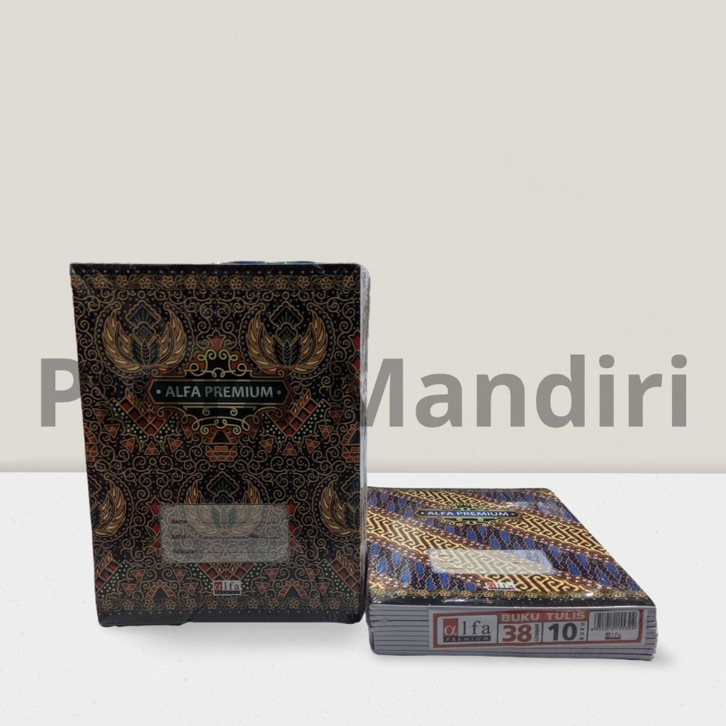 

Buku Tulis Alfa/newstar/ one heart 38, 1 pak isi 10 buku