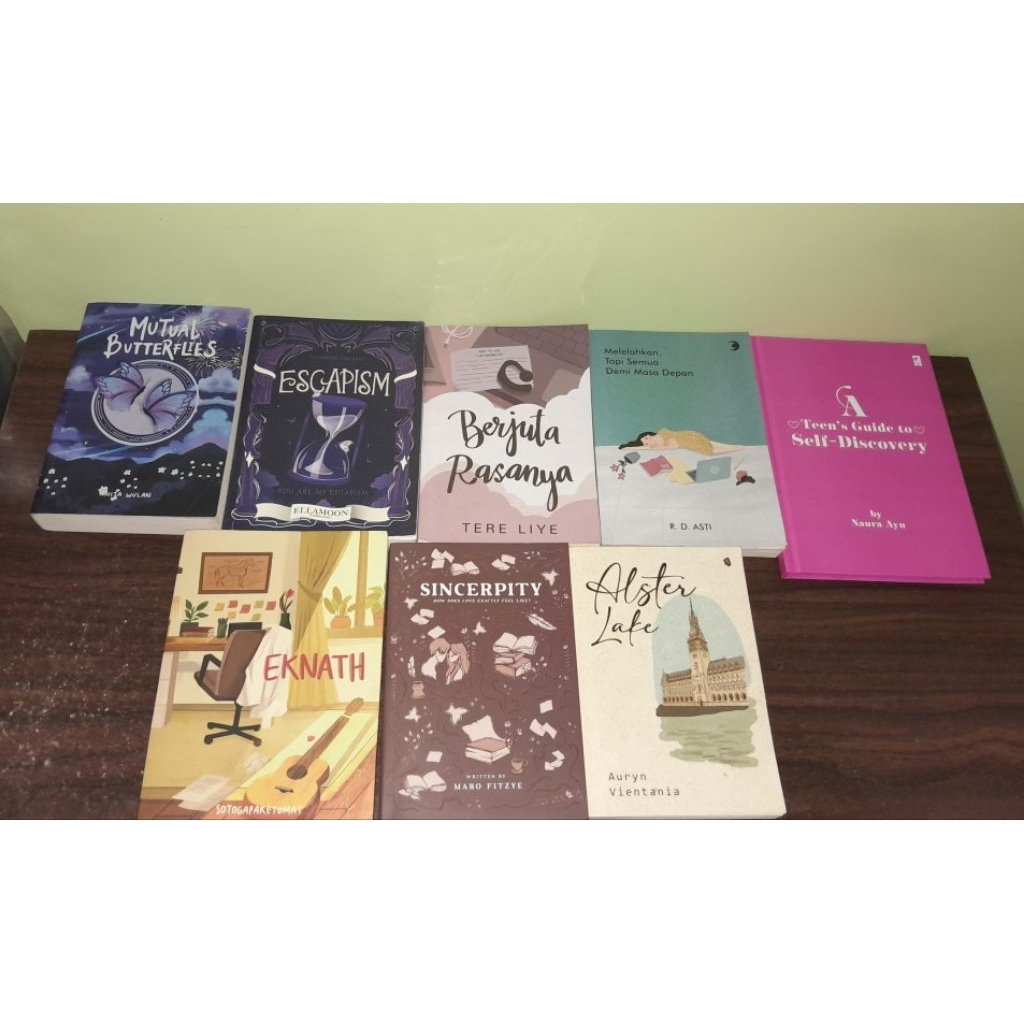 [Baca Deskripsi] Preloved Novel Eknath, Alster Lake, Sincerpity, Teen's Guide to Self-Discovery Mutu