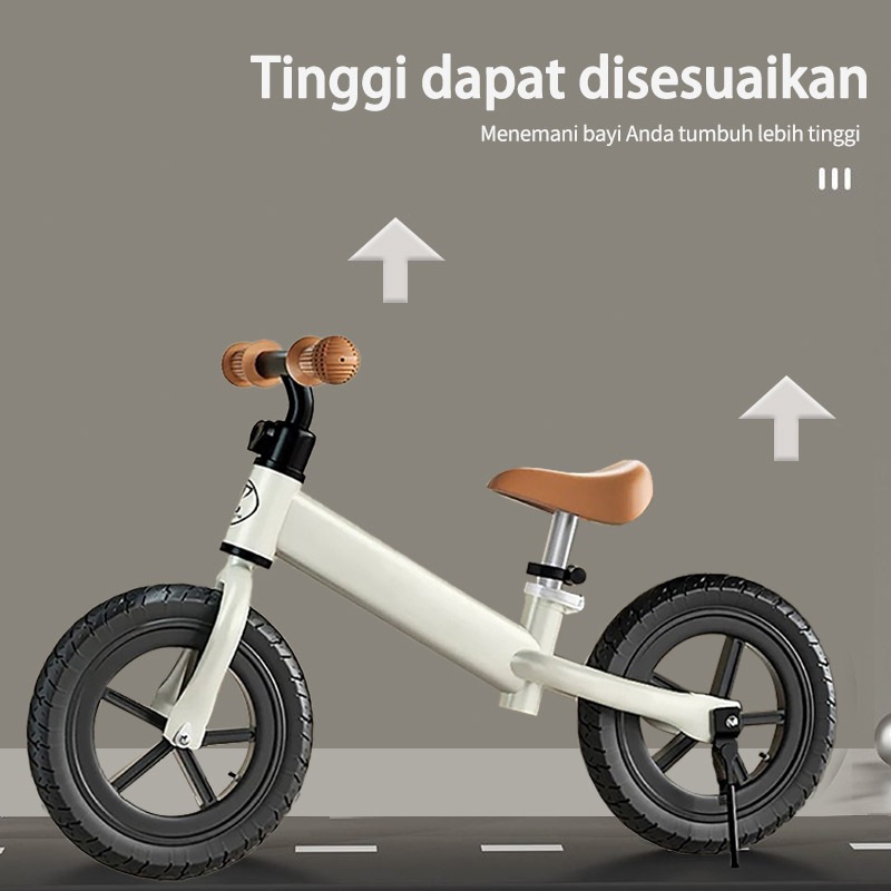 RJ9 EVIANANGEL Sepeda Tanpa Pedal Untuk Anak-Anak Sepeda Balance Bike Tanpa Pedal Anak Sepeda 1-5