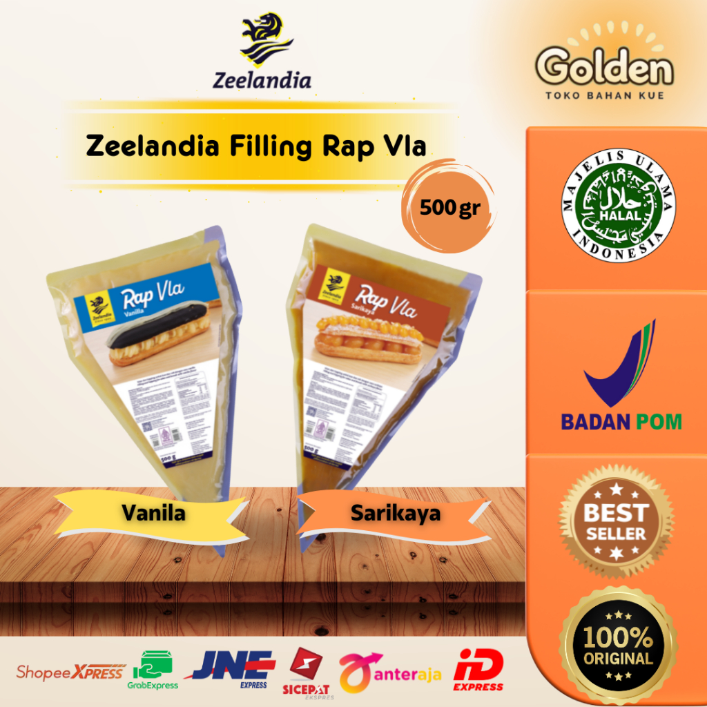 

Zeelandia Filling Rap Vla Vanila Sarikaya 500 gr