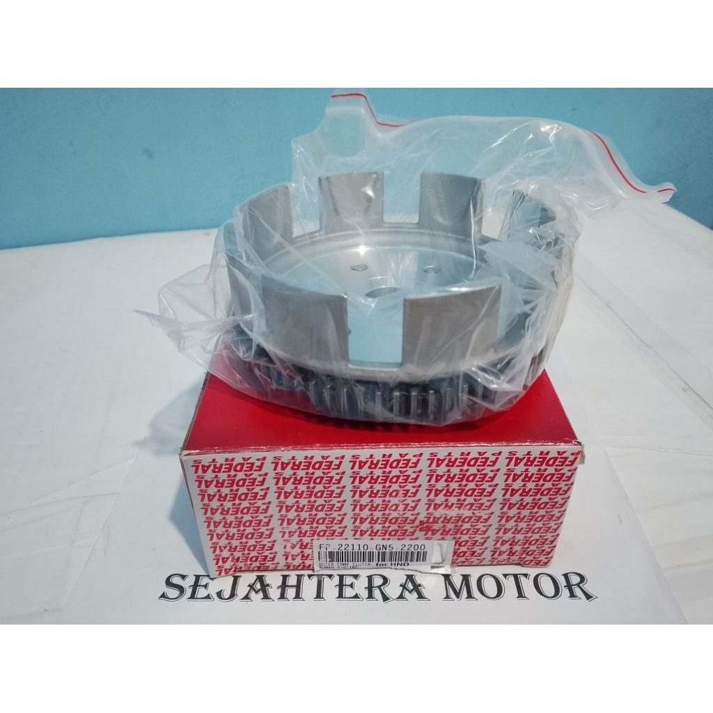 Gigi KLOS Besar asli FEDERAL untuk motor GRAND FP-22110-GN5-2200