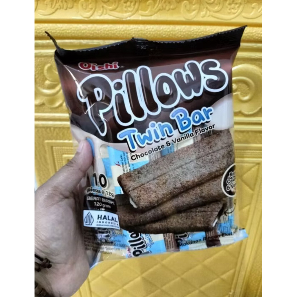 

oishi Pillows twin bar 12gr x 10pcs