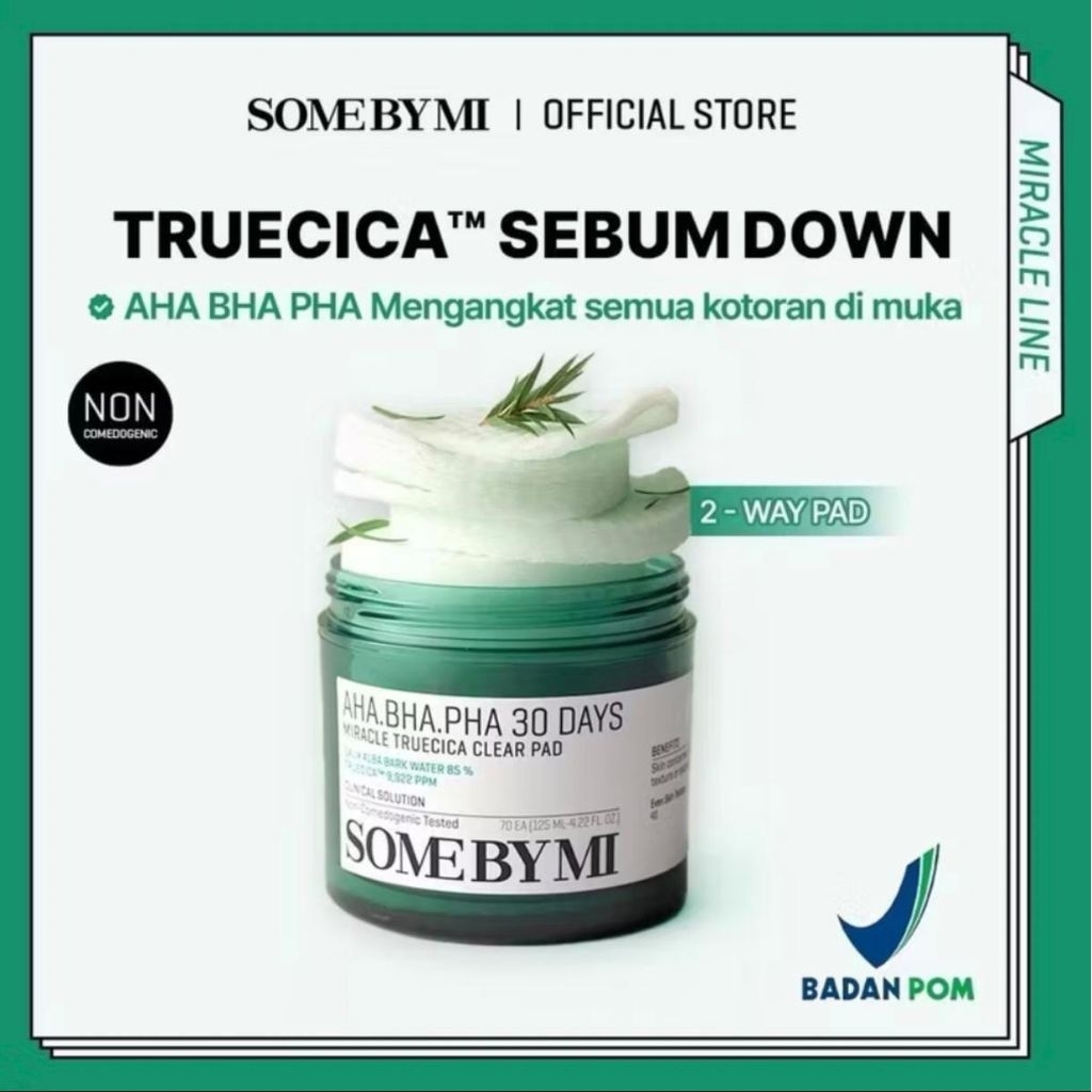 SOME BY MI AHA BHA PHA 30 DAYS MIRACLE TRUECICA CLEAR PAD