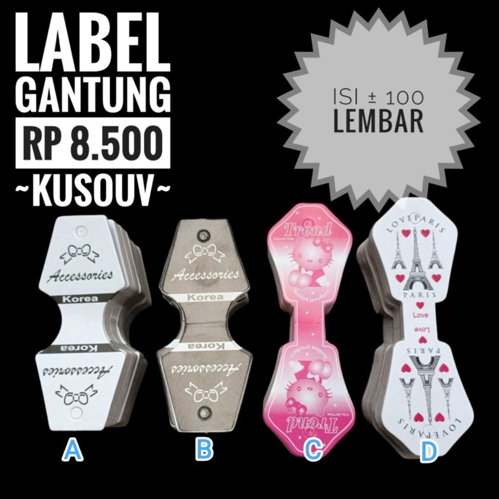 

Hangtag/Label Gantung/Handtag
