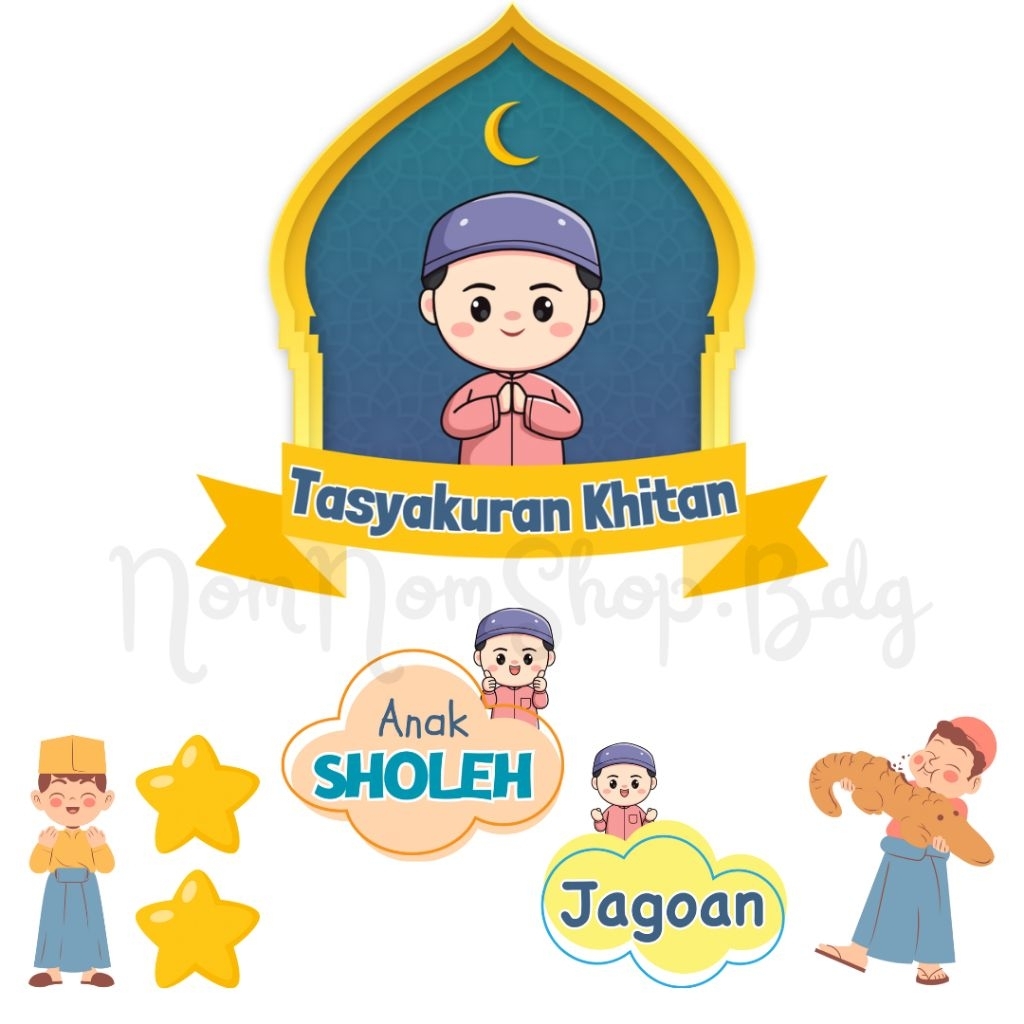 Cake Topper TASYAKURAN KHITAN